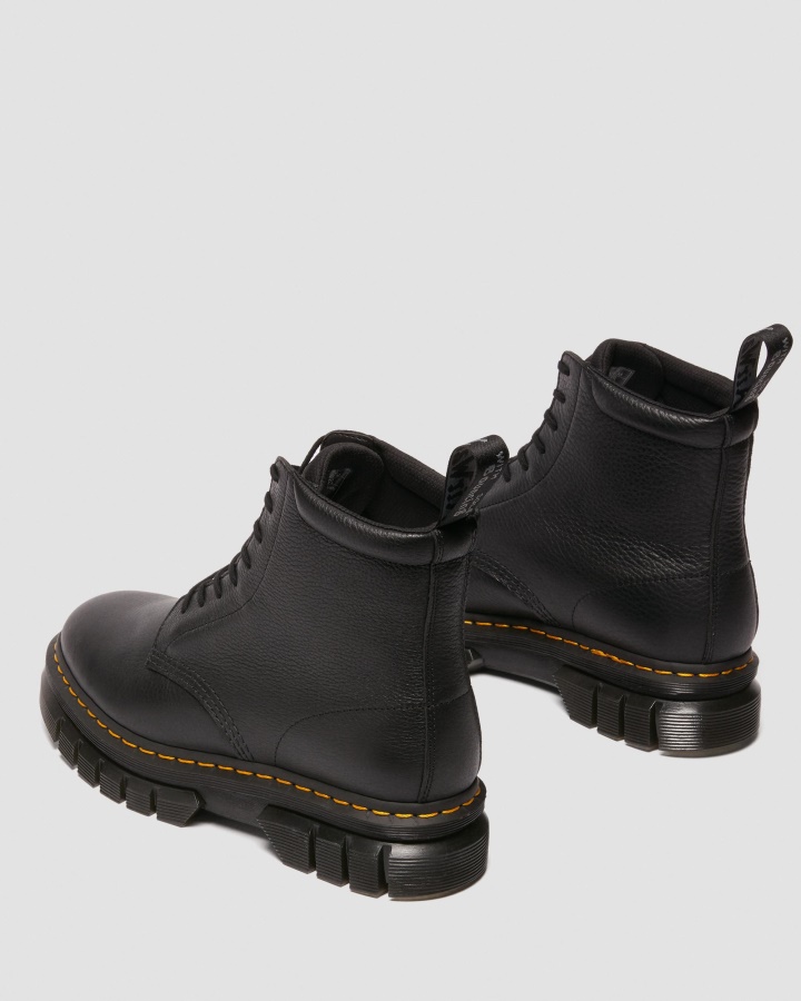 Cizme Rikard Lunar Piele Platforma Dr.martens Romania Negru