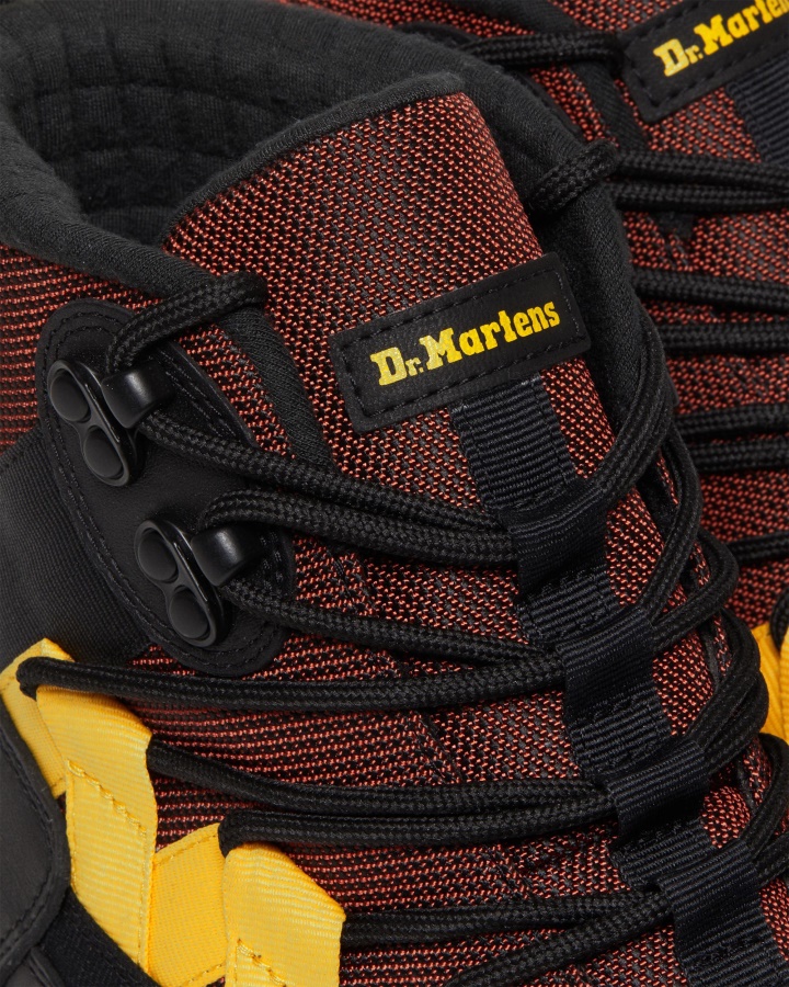 Dr.martens Romania Black+tan Ajax+extra Tough 50 Boury Contrast Nailon & Piele Cizme Casual