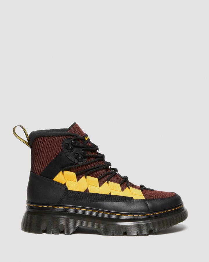Dr.martens Romania Black+tan Ajax+extra Tough 50 Boury Contrast Nailon & Piele Cizme Casual