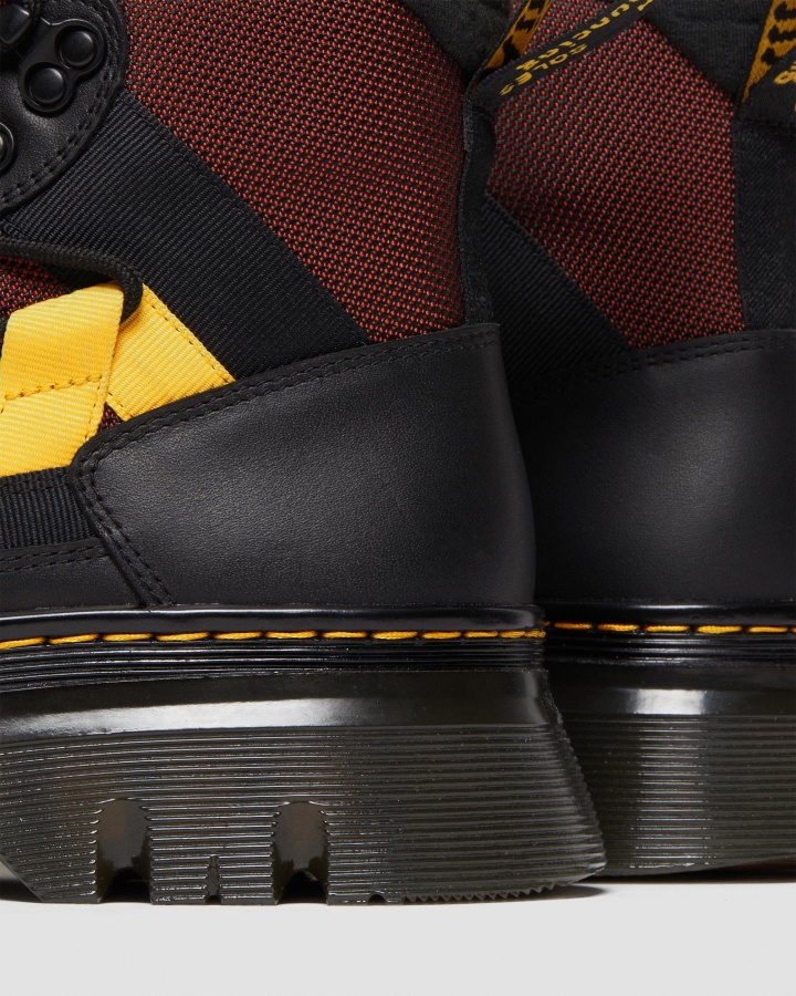 Dr.martens Romania Black+tan Ajax+extra Tough 50 Boury Contrast Nailon & Piele Cizme Casual