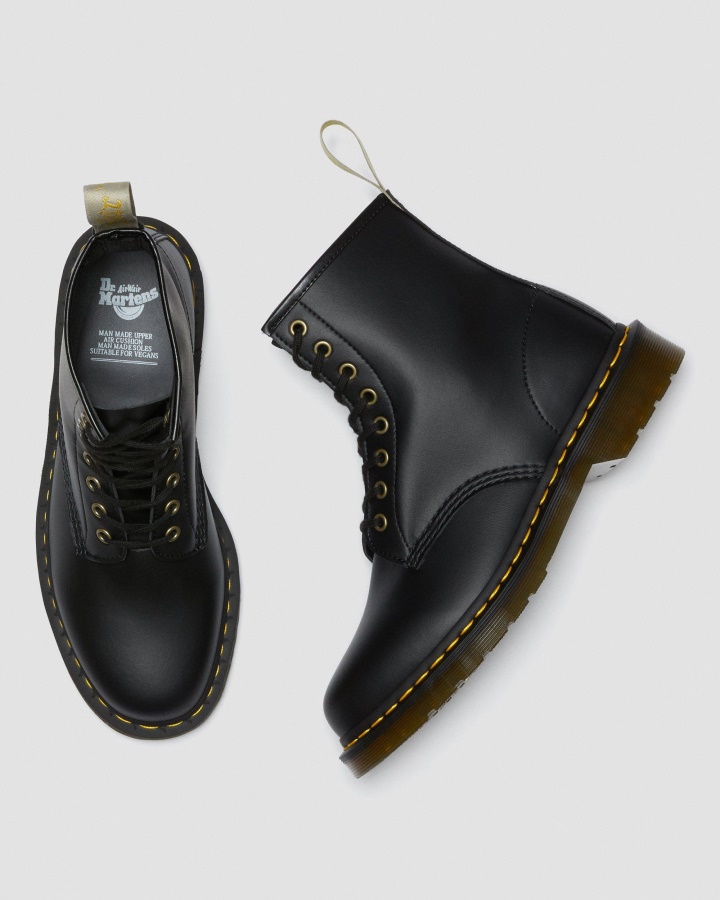 Black Felix Rub Off Dr.martens Romania Vegan 1460 Felix Cizme Cu Siret