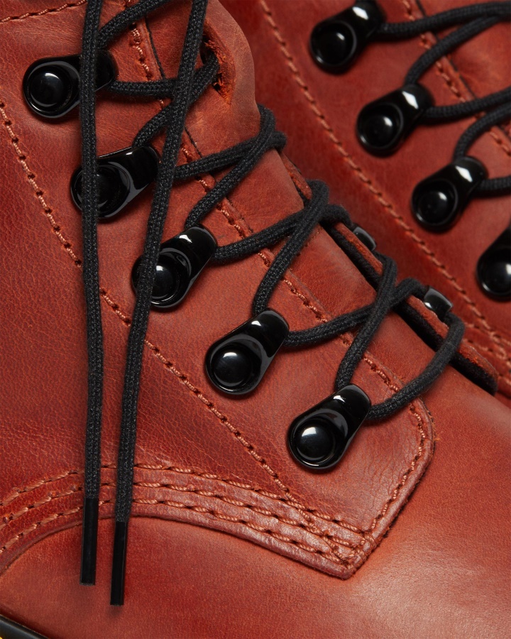 Leona Wyoming Cizme Din Piele Cu Toc Cu Platformă Din Cărămidă Lustruită Wyoming Dr.martens Romania