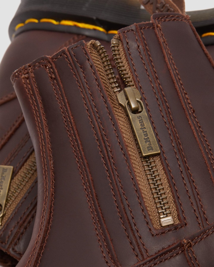 Cizme Chelsea Dm's Wintergrip Cu Fermoar Dr.martens Romania 2976 Maro