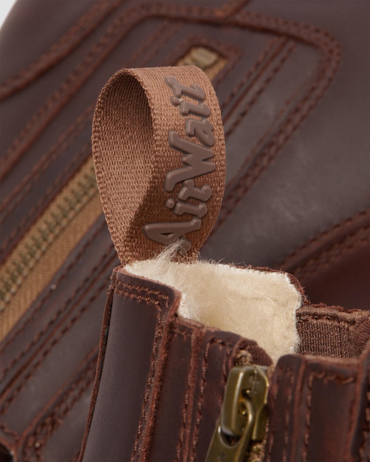 Cizme Chelsea Dm's Wintergrip Cu Fermoar Dr.martens Romania 2976 Maro