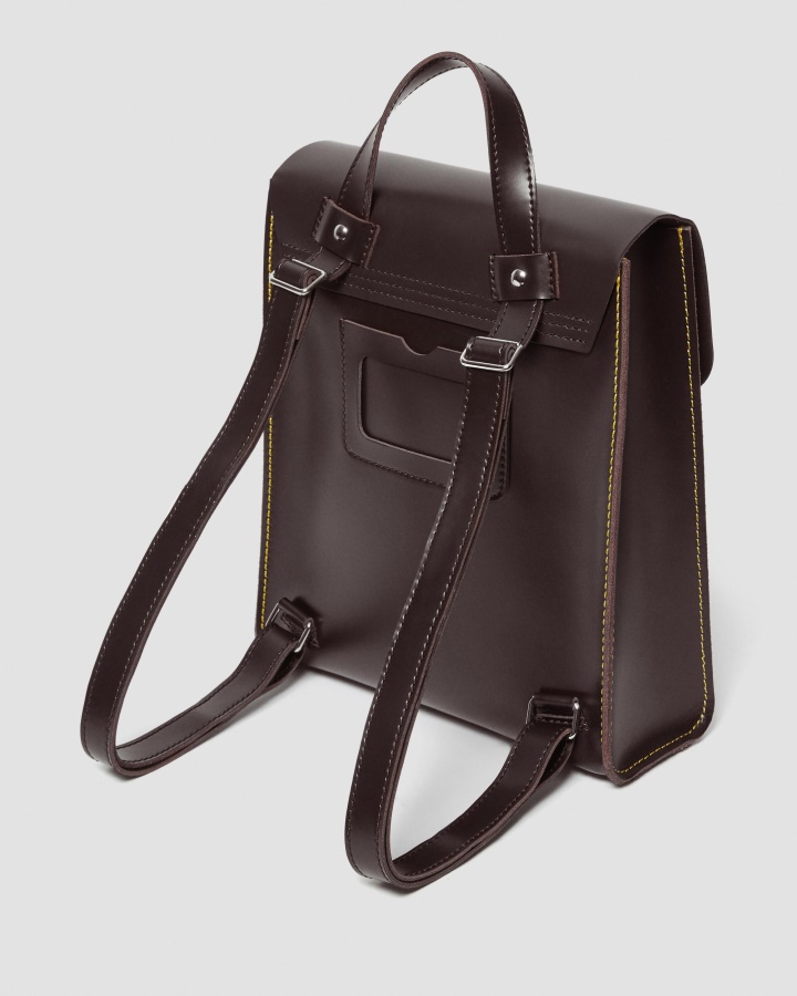 Rucsac Mini Piele Dr.martens Romania Burgundy Smooth+kiev