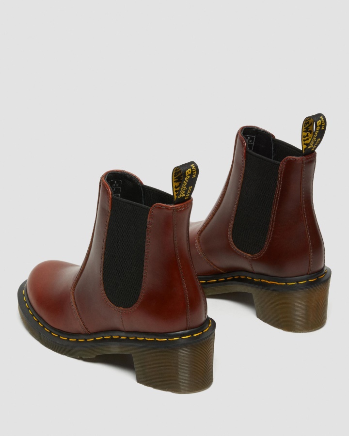 Cizme Chelsea Cu Toc Din Piele Cadence Dr.martens Romania Maro Abruzzo Wp
