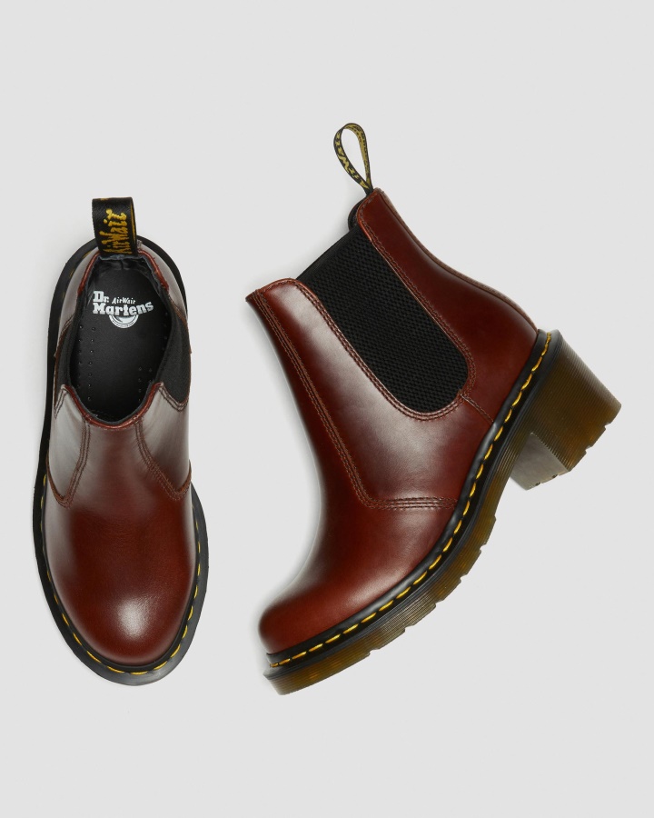 Cizme Chelsea Cu Toc Din Piele Cadence Dr.martens Romania Maro Abruzzo Wp