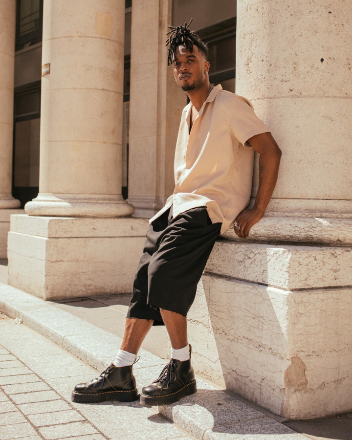 Dr.martens Romania Cizme Nere Vintage Netede Cu Platforma Biserica Maimuta