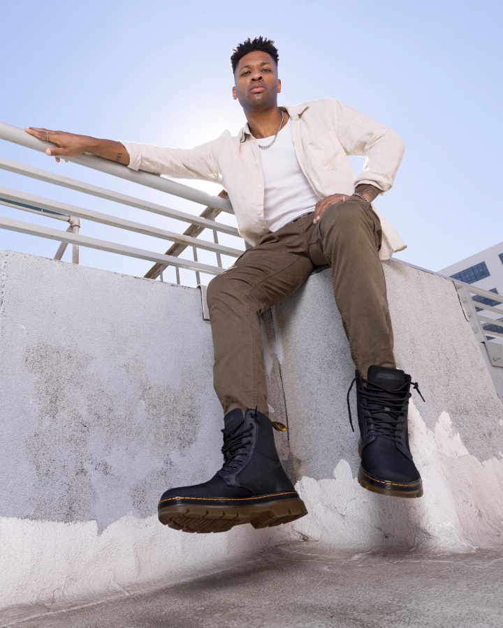 Negru Extra Dur Poli+cauciuc Dr.martens Romania Piepteni Cizme Casual Poli