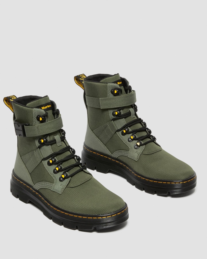 Piepteni Tech Ii Poli Cizme Casual Verde Kaki Accord+poli Ripstop Dr.martens Romania
