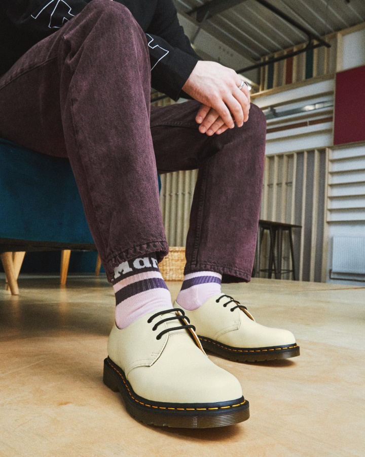 1461 Pantofi Oxford Piele Neteda Dr.martens Romania Crem Piele Neteda