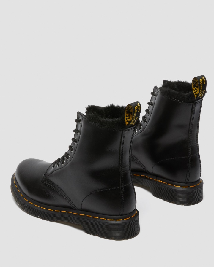 Cizme Cu șireturi, Căptușite Cu șireturi, Dr.martens Romania 1460 Serena, Gri închis