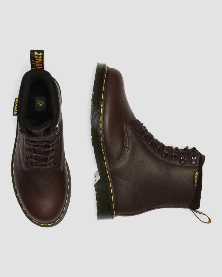 1460 Pascal Warmwair Cizme Din Piele Maro închis Valor Wp Dr.martens Romania