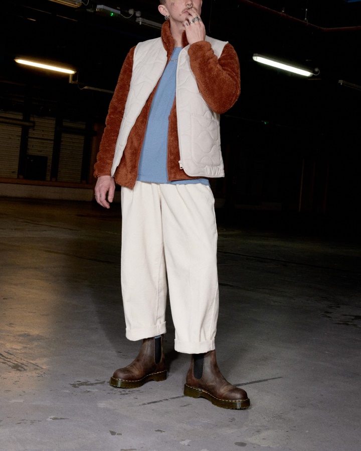 Dr.martens Romania Maro Inchis Piele Cal Nebun 2976 Cizme Chelsea Bex Crazy Horse