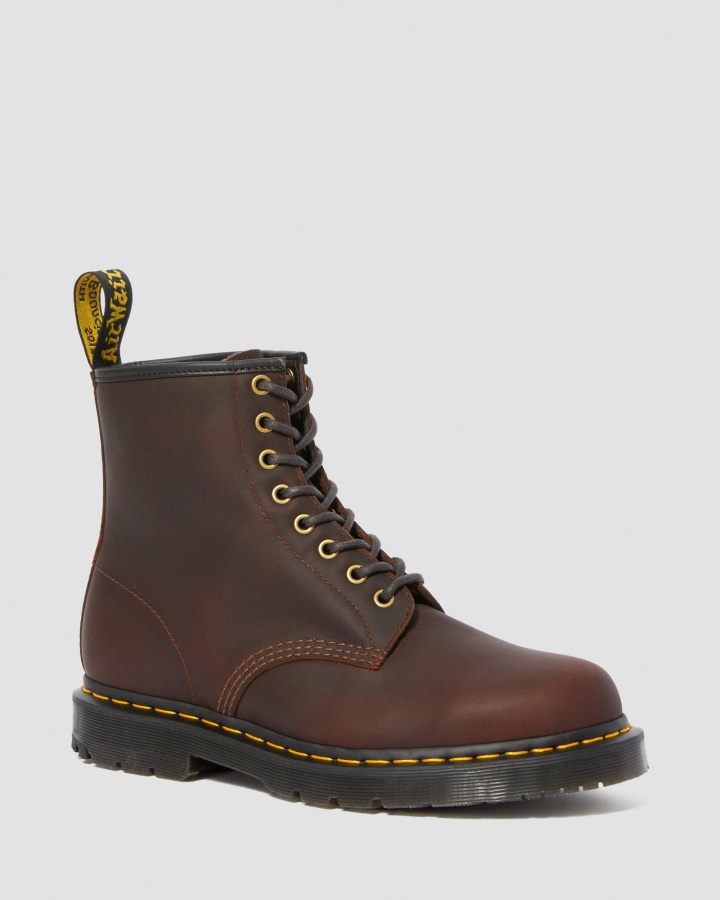 Cizme Dr.martens Romania Cocoa Snowplow 1460 Dm's Wintergrip Cu Siret