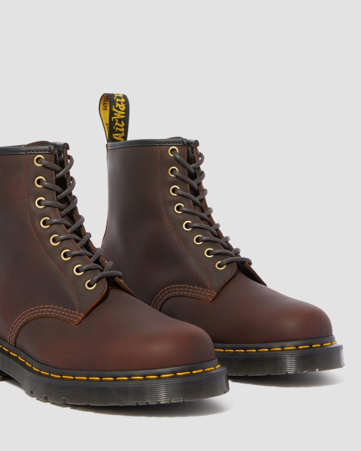 Cizme Dr.martens Romania Cocoa Snowplow 1460 Dm's Wintergrip Cu Siret