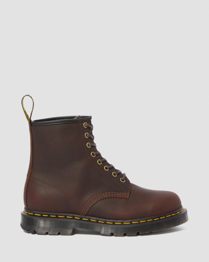 Cizme Dr.martens Romania Cocoa Snowplow 1460 Dm's Wintergrip Cu Siret