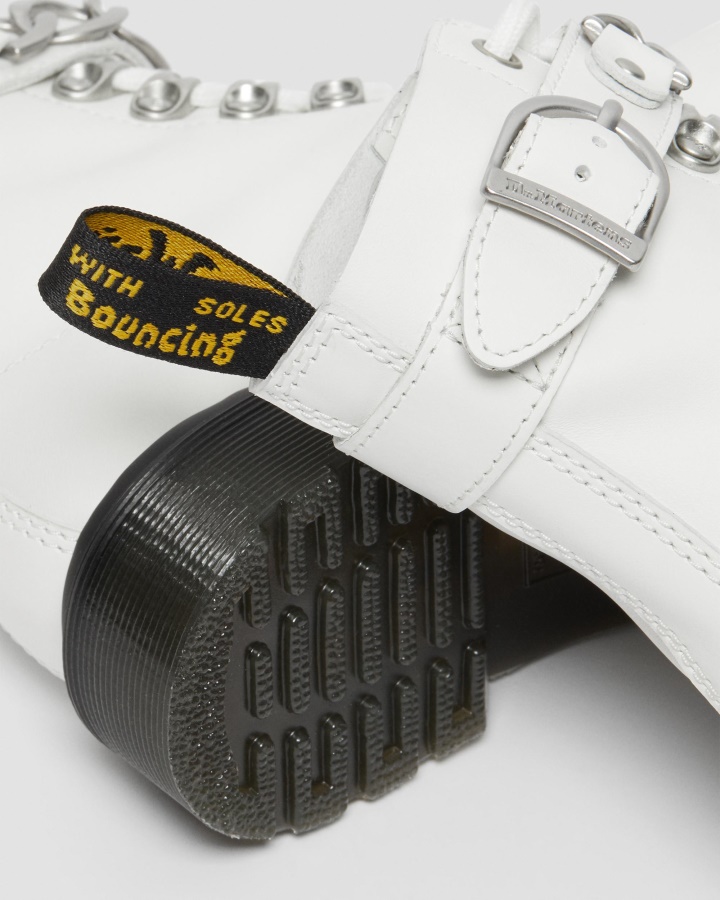 1460 Pascal Cizme De Dama Din Piele Cu Siret Alb Sendal Dr.martens Romania