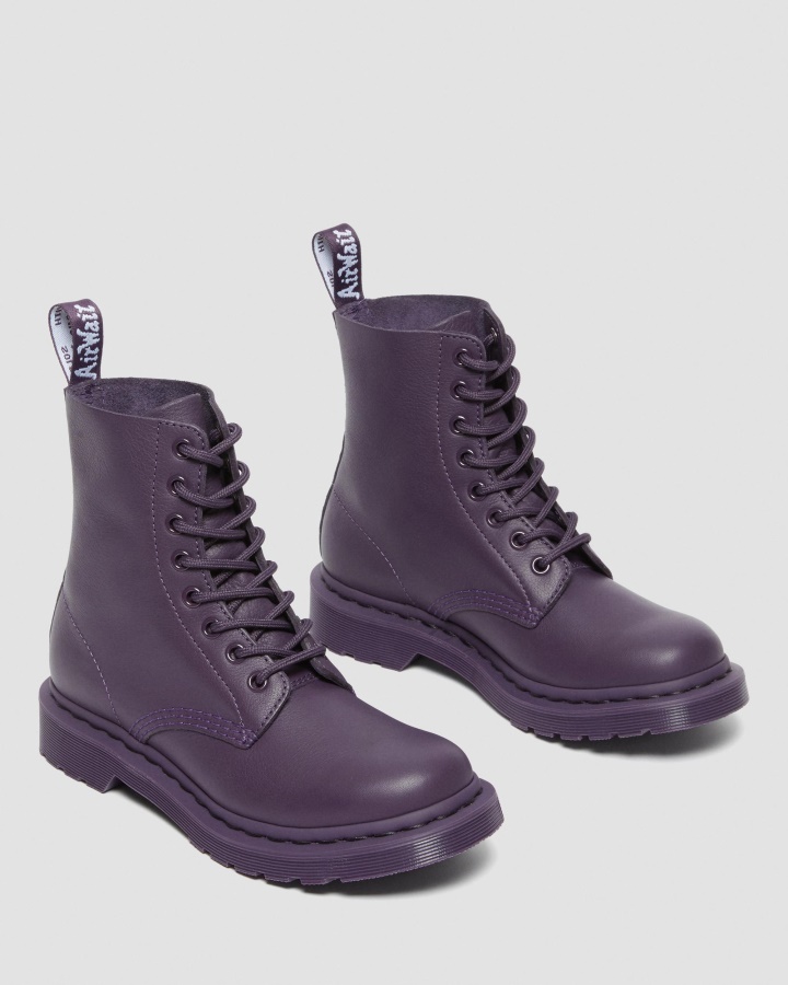 Dr.martens Romania Blackcurrant Virginia 1460 Pascal Cizme De Dama Mono Siret