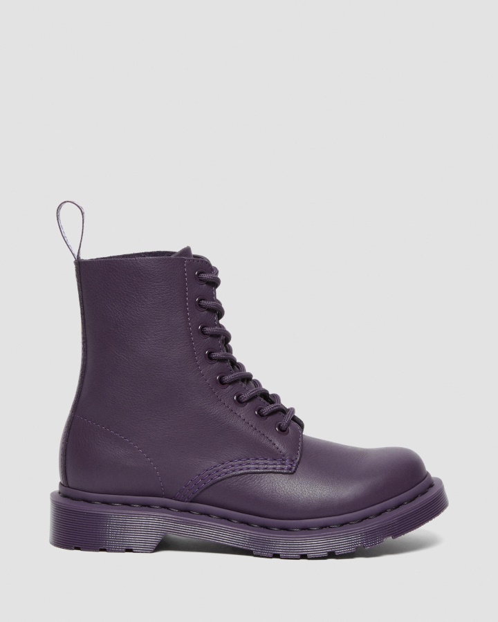 Dr.martens Romania Blackcurrant Virginia 1460 Pascal Cizme De Dama Mono Siret
