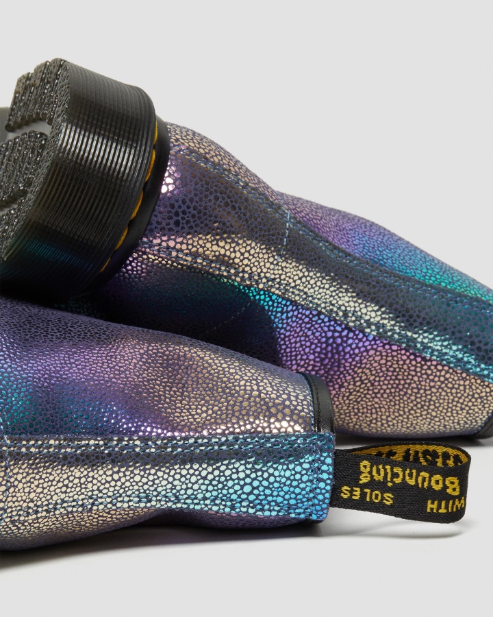 1460 Rainbow Ray Cizme Din Piele Intoarsa Cu Siret Purple Rainbow Ray Dr.martens Romania