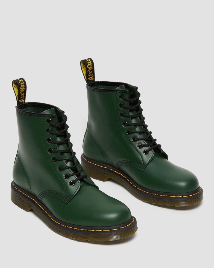 1460 Cizme Cu Siret Piele Neteda Verde Piele Neteda Dr.martens Romania
