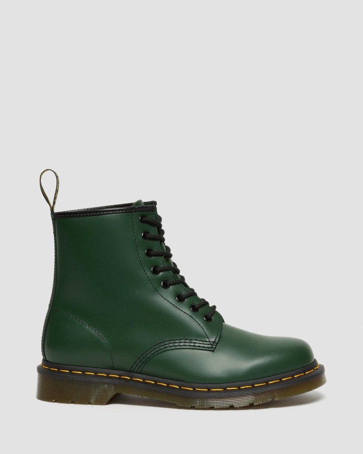 1460 Cizme Cu Siret Piele Neteda Verde Piele Neteda Dr.martens Romania