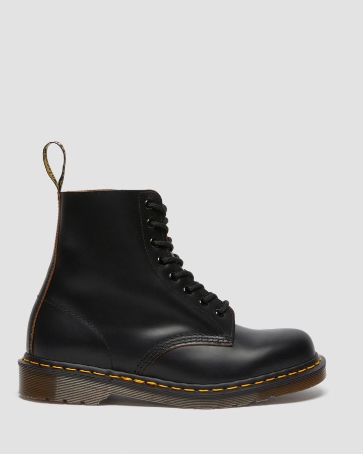 Dr.martens Romania Black Quilon 1460 Vintage Made In Anglia Cizme Cu Siret