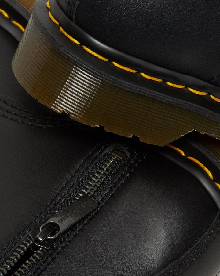 1460 Cizme Dama Pascal Nappa Cu Fermoar Nappa Negru Dr.martens Romania