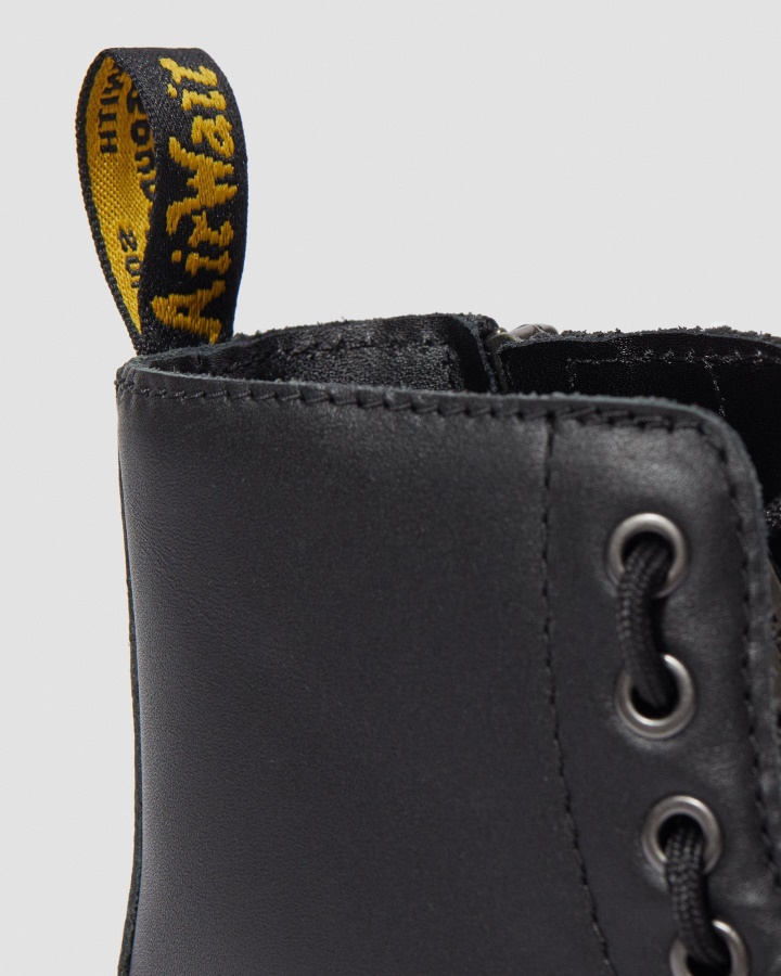 1460 Cizme Dama Pascal Nappa Cu Fermoar Nappa Negru Dr.martens Romania