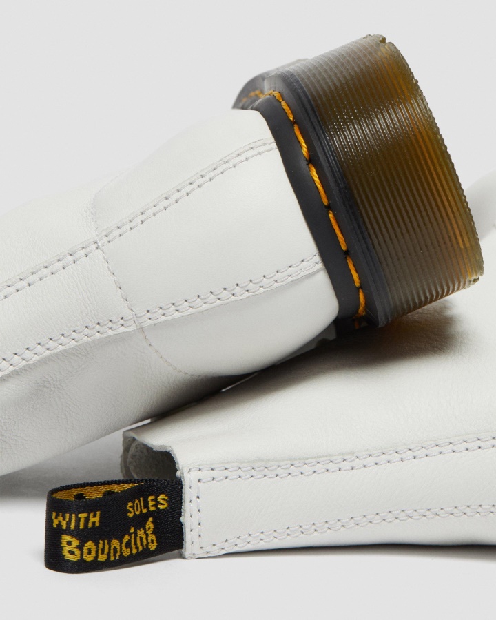 Dr.martens Romania Alb Virginia 1460 Cizme Dama Pascal Virginia Piele