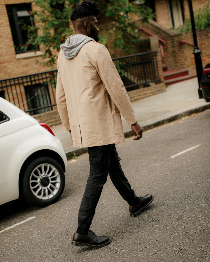 Pantofi Oxford Din Piele Abruzzo Pentru Bărbați Dr.martens Romania Negru+maro Abruzzo Wp 1461