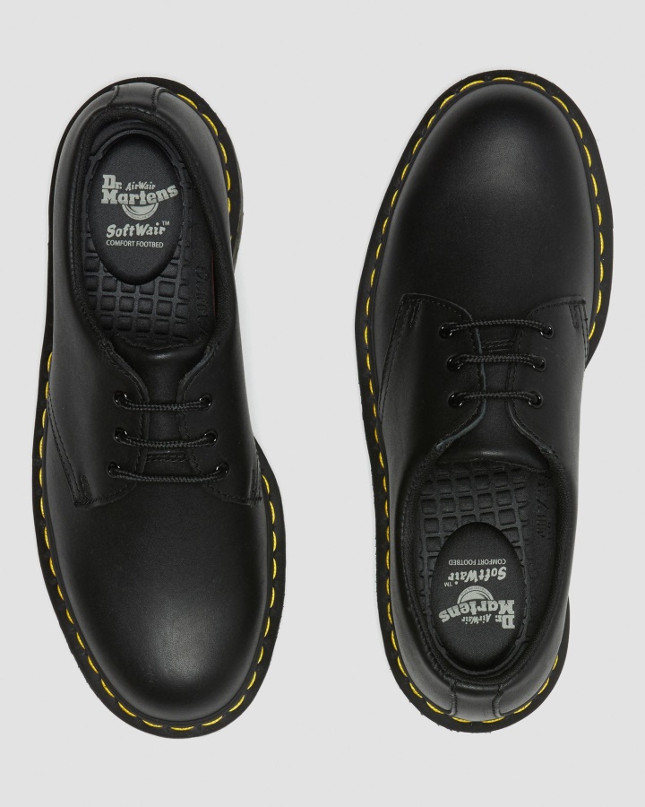 Pantofi Oxford Din Piele Antiderapante Dr.martens Romania Negru Industrial Full Grain 1461