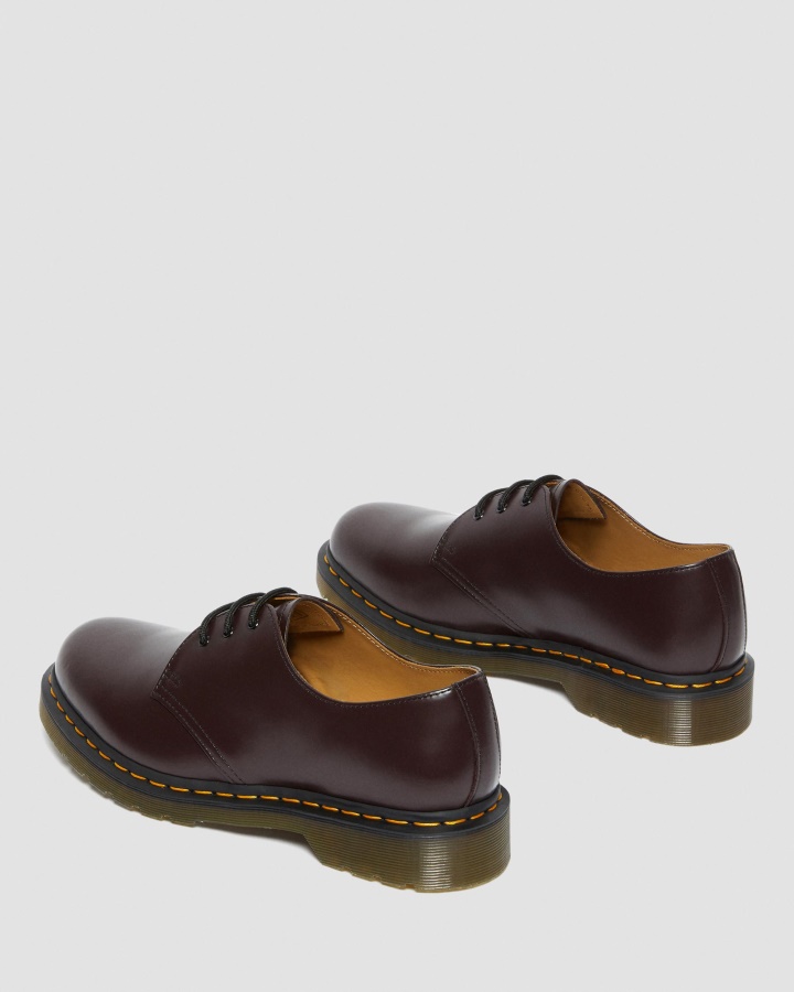 Dr.martens Romania Burgundy Piele Neteda 1461 Pantofi Oxford Piele Neteda