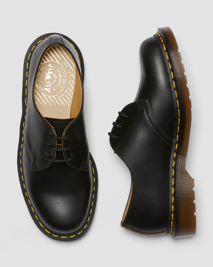 Pantofi Oxford Dr.martens Romania Black Quilon 1461 Vintage Made In Anglia