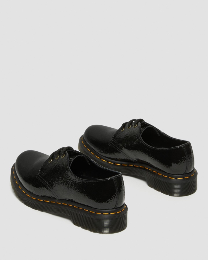 Pantofi Oxford Dr.martens Romania Negru Lacuit 1461 Pentru Femei