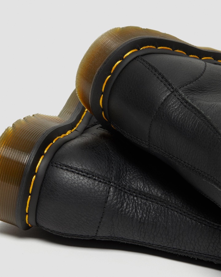 1b99 Cizme Din Piele Virginia Mijloc Vitel Negru Virginia Dr.martens Romania