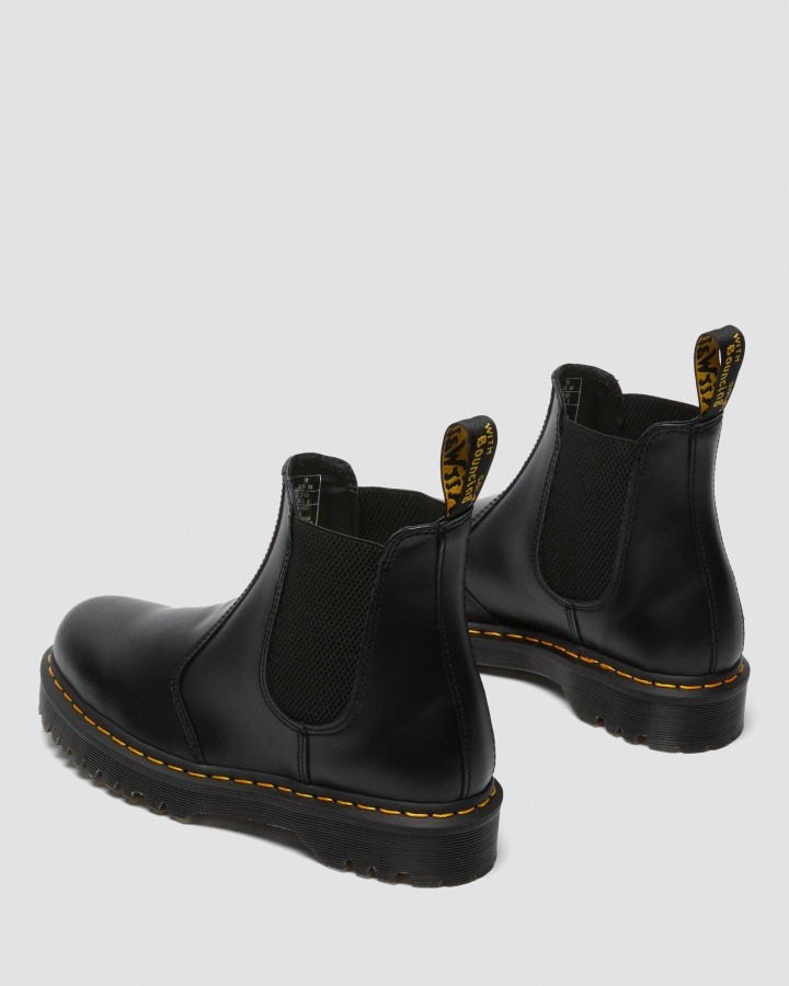 Dr.martens Romania Piele Neteda Neagra 2976 Cizme Chelsea Din Piele Neteda Bex
