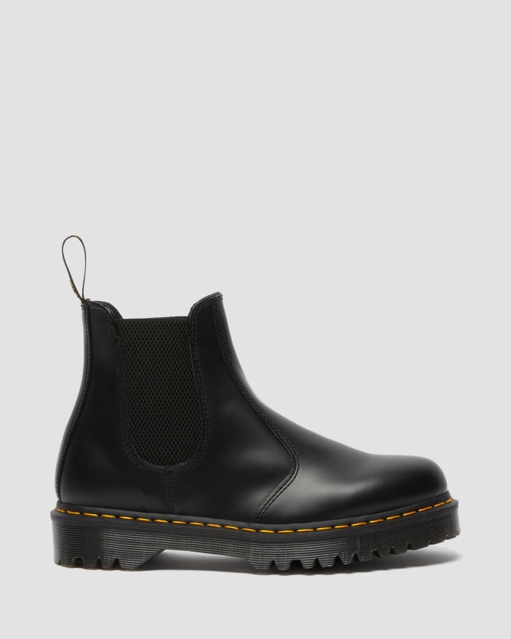 Dr.martens Romania Piele Neteda Neagra 2976 Cizme Chelsea Din Piele Neteda Bex