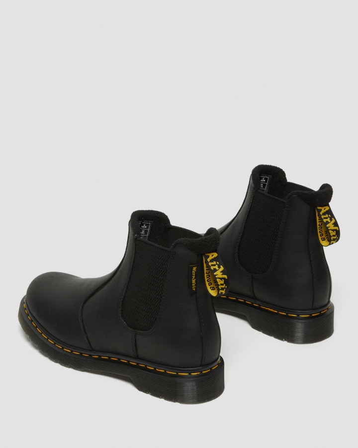 2976 Warmwair Piele Cizme Chelsea Negru Valor Wp Dr.martens Romania