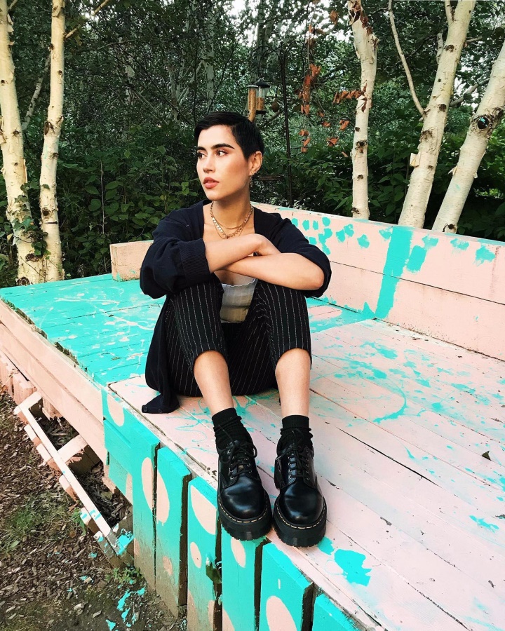 8053 Pantofi Casual Platforma Piele Negru Lustruit Neted Dr.martens Romania