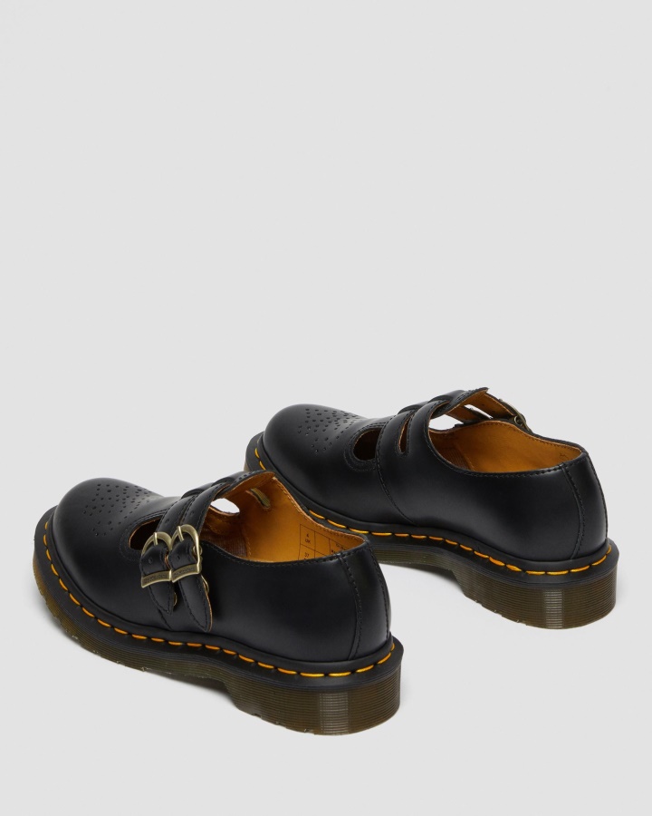Dr.martens Romania Piele Neteda Neagra 8065 Piele Neteda Pantofi Mary Jane