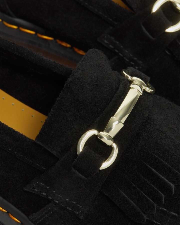 Mocasini De Piele Intoarsa Adrian Snaffle Negru Desert Oasis Piele Intoarsa Dr.martens Romania