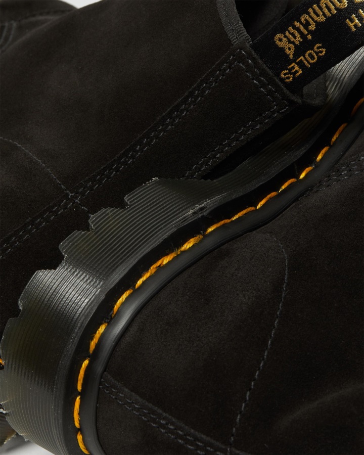 Botine Negru Din Piele Intoarsa De Vitel Repello Dr.martens Romania 101 Made In England