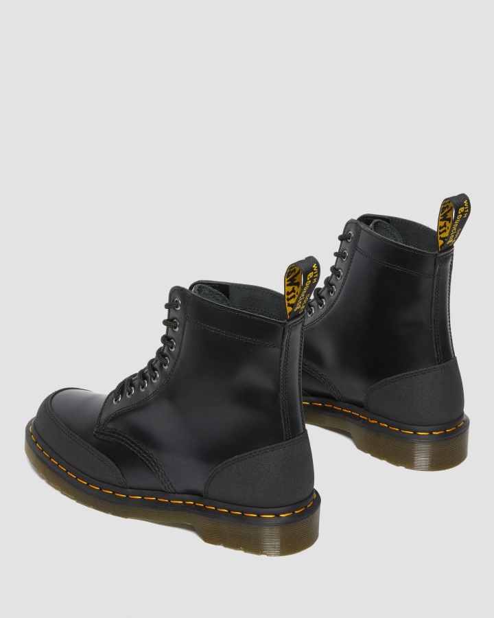 1460 Cizme Cu șireturi Din Piele Cu Panou De Protecție Canada Dr.martens Romania Negru Neted+dual Original