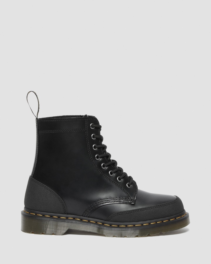 1460 Cizme Cu șireturi Din Piele Cu Panou De Protecție Canada Dr.martens Romania Negru Neted+dual Original