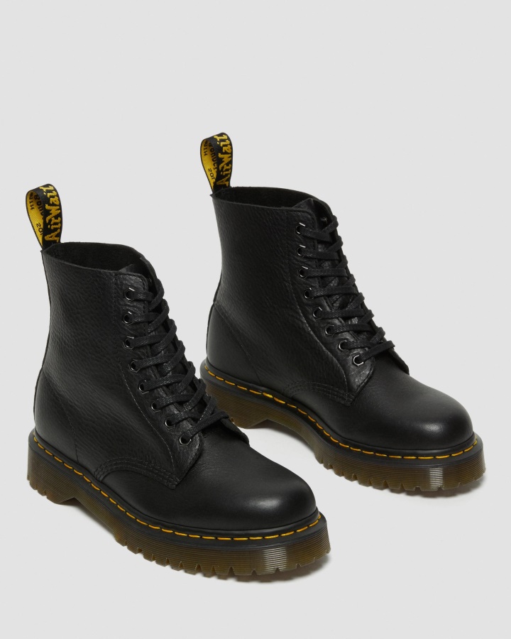 Cizme Negre Inuck Dr.martens Romania 1460 Pascal Bex Piele Cu Siret