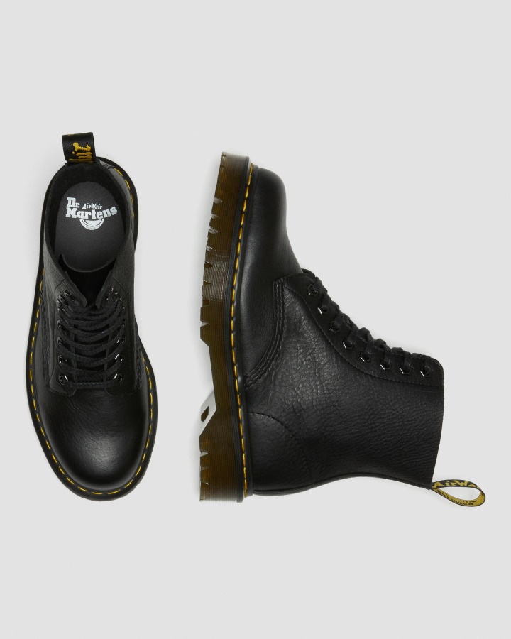 Cizme Negre Inuck Dr.martens Romania 1460 Pascal Bex Piele Cu Siret
