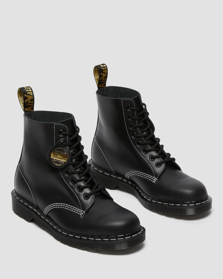 Cizme Negre Cavalier Dr.martens Romania 1460 Pascal Fabricate In Anglia Cavalier Piele Cu Siret