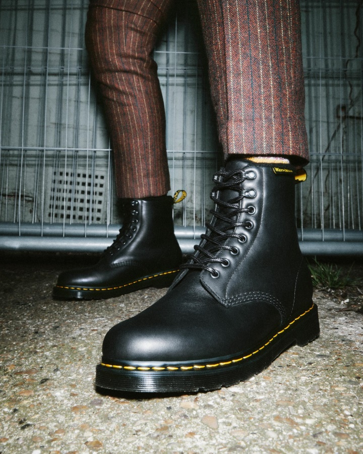 1460 Pascal Warmwair Cizme Din Piele Cu Siret Dr.martens Romania Negru Valor Wp